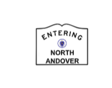 Entering NORTH ANDOVER Sign Sticker vinyl sticker